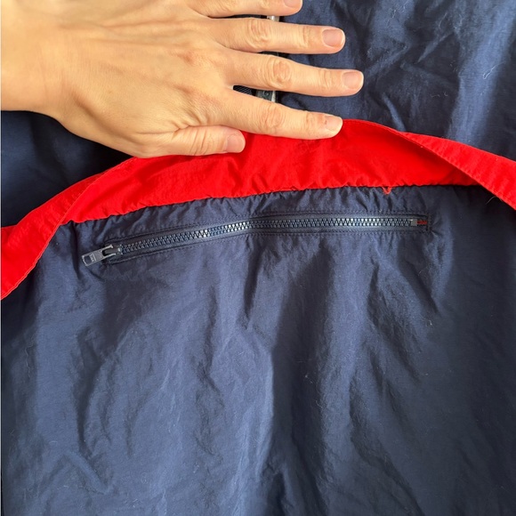 Adidas Blue and Red Half-Zip Jacket - Picture 4 of 8